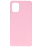 Color Telefoonhoesje voor Samsung Galaxy A71 Roze