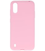 Color Telefoonhoesje voor Samsung Galaxy A01 Roze