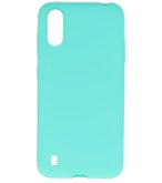 Color Telefoonhoesje voor Samsung Galaxy A01 Turquoise