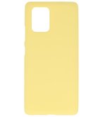Color Telefoonhoesje voor Samsung Galaxy S10 Lite Geel