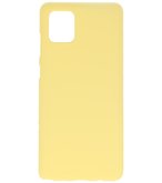 Color Telefoonhoesje voor Samsung Galaxy Note 10 Lite Geel