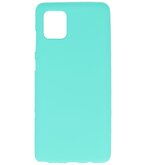 Color Telefoonhoesje voor Samsung Galaxy Note 10 Lite Turquoise