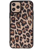 Bestcases Luipaard Leer Back Cover Telefoonhoesje iPhone 11 Pro
