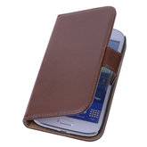 PU Leder Bruin Samsung Galaxy Grand Neo Book/Wallet Case/Cover