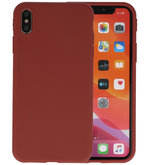 Bestcases 2.0 mm Telefoonhoesje Backcover iPhone Xs Max - Bruin