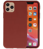 Bestcases 2.0 mm Telefoonhoesje Backcover Hoesje iPhone 11 Pro Max - Bruin