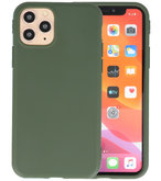 Bestcases 2.0 mm Telefoonhoesje Backcover Hoesje iPhone 11 Pro Max - Donker Groen