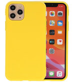 Bestcases 2.0 mm Telefoonhoesje Backcover Hoesje iPhone 11 Pro - Geel