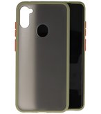 Bestcases Hard Case Telefoonhoesje Samsung Galaxy A11 - Groen