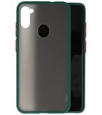 Bestcases Hard Case Telefoonhoesje Samsung Galaxy A11 - Donker Groen