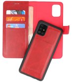Rico Vitello 2 in 1 Book Case Telefoonhoesje Samsung Galaxy A71 - Rood