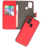 Bestcases 2 in 1 Book Case Telefoonhoesje Samsung Galaxy M31 - Rood