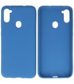 Color Backcover Telefoonhoesje voor Samsung Galaxy A11 - Navy