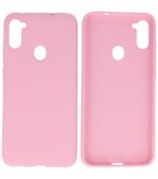 Color Backcover Telefoonhoesje voor Samsung Galaxy A11 - Roze