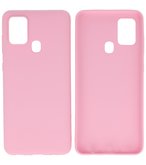 Color Backcover Telefoonhoesje voor Samsung Galaxy A21s - Roze