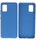 Color Backcover Telefoonhoesje voor Samsung Galaxy A31 - Navy