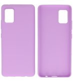 Color Backcover Telefoonhoesje voor Samsung Galaxy A31 - Paars