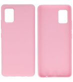 Color Backcover Telefoonhoesje voor Samsung Galaxy A41 - Roze