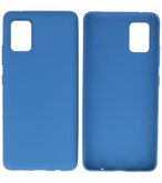 Color Backcover Telefoonhoesje voor Samsung Galaxy A51 5G - Navy