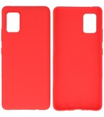 Color Backcover Telefoonhoesje voor Samsung Galaxy A51 5G - Rood