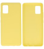Color Backcover Telefoonhoesje voor Samsung Galaxy A51 5G - Geel
