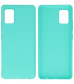 Color Backcover Telefoonhoesje voor Samsung Galaxy A71 5G - Turquoise