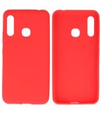 Color Backcover Telefoonhoesje voor Samsung Galaxy A70e - Rood