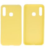 Color Backcover Telefoonhoesje voor Samsung Galaxy A70e - Geel