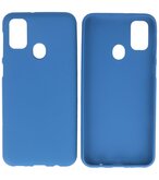 Color Backcover Telefoonhoesje voor Samsung Galaxy M31 - Navy