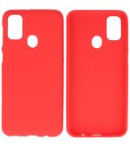 Color Backcover Telefoonhoesje voor Samsung Galaxy M31 - Rood