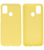 Color Backcover Telefoonhoesje voor Samsung Galaxy M31 - Geel