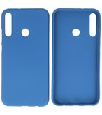Color Backcover Telefoonhoesje voor Huawei P40 Lite E / Y7P - Navy