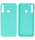 Color Backcover Telefoonhoesje voor Huawei P40 Lite E / Y7P - Turquoise