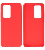 Color Backcover Telefoonhoesje voor Huawei P40 Pro - Rood