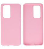 Color Backcover Telefoonhoesje voor Huawei P40 Pro - Roze