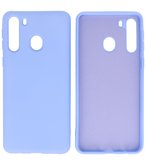 Fashion Backcover Telefoonhoesje voor Samsung Galaxy A21 - Paars