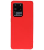 Fashion Backcover Telefoonhoesje voor Samsung Galaxy S20 ULtra - Rood