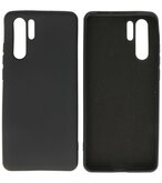 Fashion Backcover Telefoonhoesje voor Huawei P30 Pro - Zwart