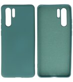 Fashion Backcover Telefoonhoesje voor Huawei P30 Pro - Donker Groen