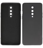 2.0mm Dikke Fashion Telefoonhoesje Backcover - Siliconen Hoesje - OnePlus 8 - Zwart