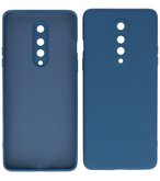 2.0mm Dikke Fashion Telefoonhoesje Backcover - Siliconen Hoesje - OnePlus 8 - Navy