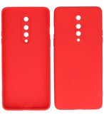 2.0mm Dikke Fashion Telefoonhoesje Backcover - Siliconen Hoesje - OnePlus 8 - Rood
