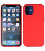 2.0mm Dikke Fashion Telefoonhoesje Backcover - Siliconen Hoesje - iPhone 12 Mini - Rood