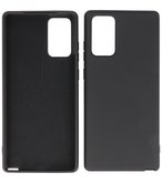 2.0mm Dikke Fashion Telefoonhoesje Backcover - Siliconen Hoesje - Samsung Galaxy Note 20 - Zwart