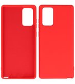 2.0mm Dikke Fashion Telefoonhoesje Backcover - Siliconen Hoesje - Samsung Galaxy Note 20 - Rood