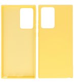 2.0mm Dikke Fashion Telefoonhoesje Backcover - Siliconen Hoesje - Samsung Galaxy Note 20 Ultra - Geel