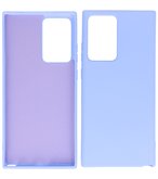 2.0mm Dikke Fashion Telefoonhoesje Backcover - Siliconen Hoesje - Samsung Galaxy Note 20 Ultra- Paars