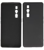 2.0mm Dikke Fashion Telefoonhoesje Backcover - Siliconen Hoesje - Oppo Find X2 Pro - Zwart