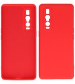 2.0mm Dikke Fashion Telefoonhoesje Backcover - Siliconen Hoesje - Oppo Find X2 Pro - Rood
