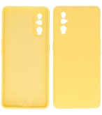 2.0mm Dikke Fashion Telefoonhoesje Backcover - Siliconen Hoesje - Oppo Find X2 - Geel